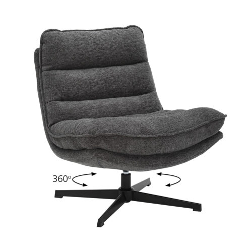 Πολυθρόνα Zen γκρι 75 x 86 x 87cm 300-390 Varossi