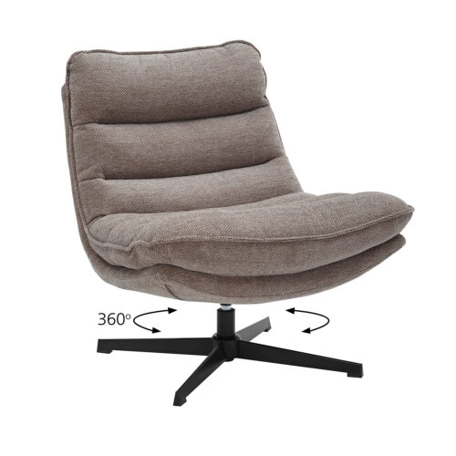 Πολυθρόνα Zen μοκα 75 x 86 x 87cm 300-392 Varossi