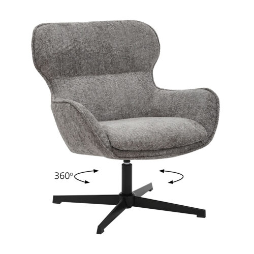 Πολυθρόνα Margo γκρι 73 x 79 x 88cm 300-399 Varossi