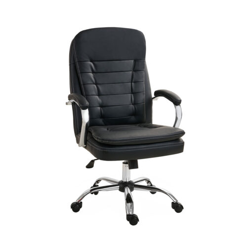 Kαρέκλα γραφείου Adelina μαυρο 65 x 62 x 105-115cm 500-085 Varossi