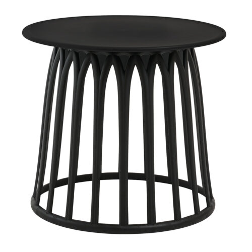 Τραπέζι Lobby μαύρο Φ50 x 45cm 900-314 Varossi