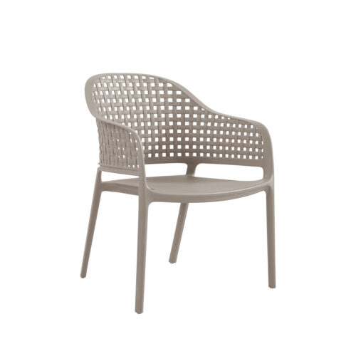 Πολυθρόνα Cuba-L μόκα 66 x 67 x 82cm 900-341 Varossi