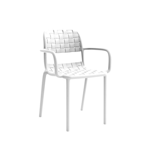 Πολυθρόνα Tonic λευκό 55 x 57 x 82cm 900-349 Varossi