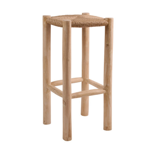 Σκαμπό Cazoo Φυσικό 35 x 35 x 76cm 901-029 Varossi