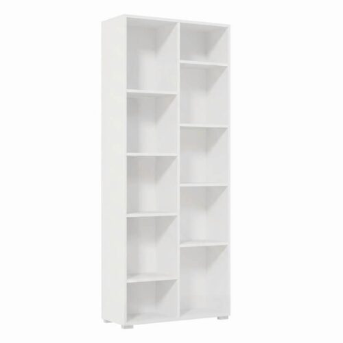 ΒΙΒΛΙΟΘΗΚΗ Fylliana Modulus 5 ΛΕΥΚΟ ΧΡΩΜΑ 70x33x177εκ