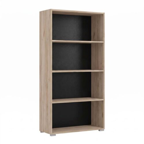 ΒΙΒΛΙΟΘΗΚΗ Fylliana Ordina 4 GREY OAK ΧΡΩΜΑ 70x25x142εκ