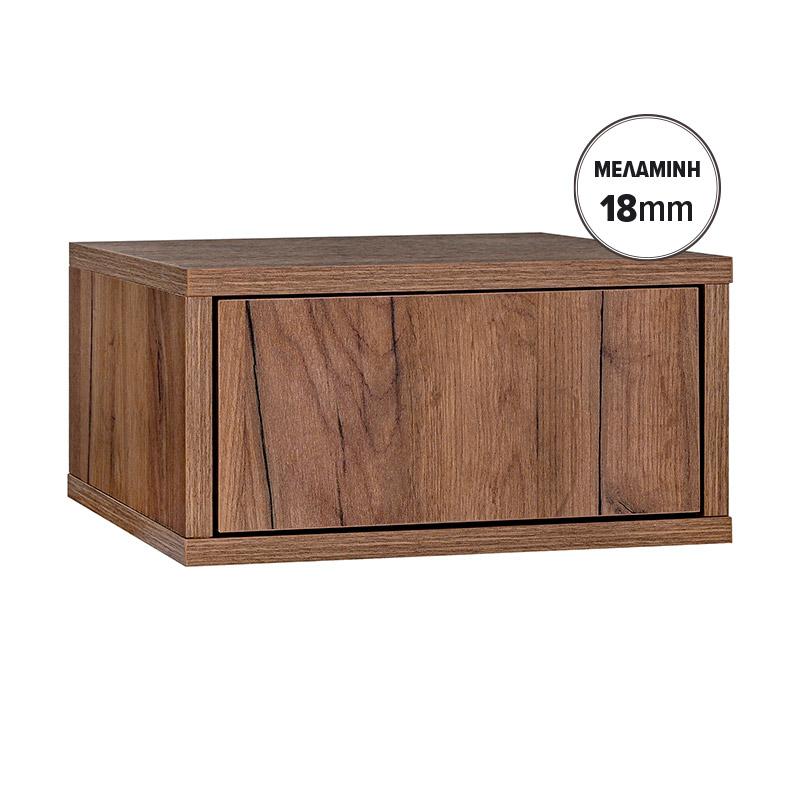 ΕΠΙΤΟΙΧΙΟ ΚΟΜΟΔΙΝΟ Fylliana Arbor TOBACCO ΧΡΩΜΑ 39x34x20εκ