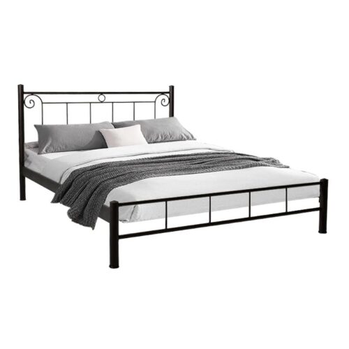 ΚΡΕΒΑΤΙ ΣΙΔΕΡΕΝΙΟ Fylliana Valery ΚΑΦΕ ΧΡΩΜΑ 170x210x99εκ (160x200εκ)