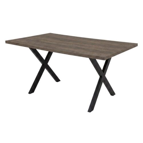 ΤΡΑΠΕΖΙ ΤΡΑΠΕΖΑΡΙΑΣ Fylliana Lumina TOBACCO ΧΡΩΜΑ 160x90x75